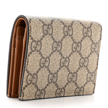 Gucci GG Supreme Monogram Bee Embroidered Card Case 3 of 8
