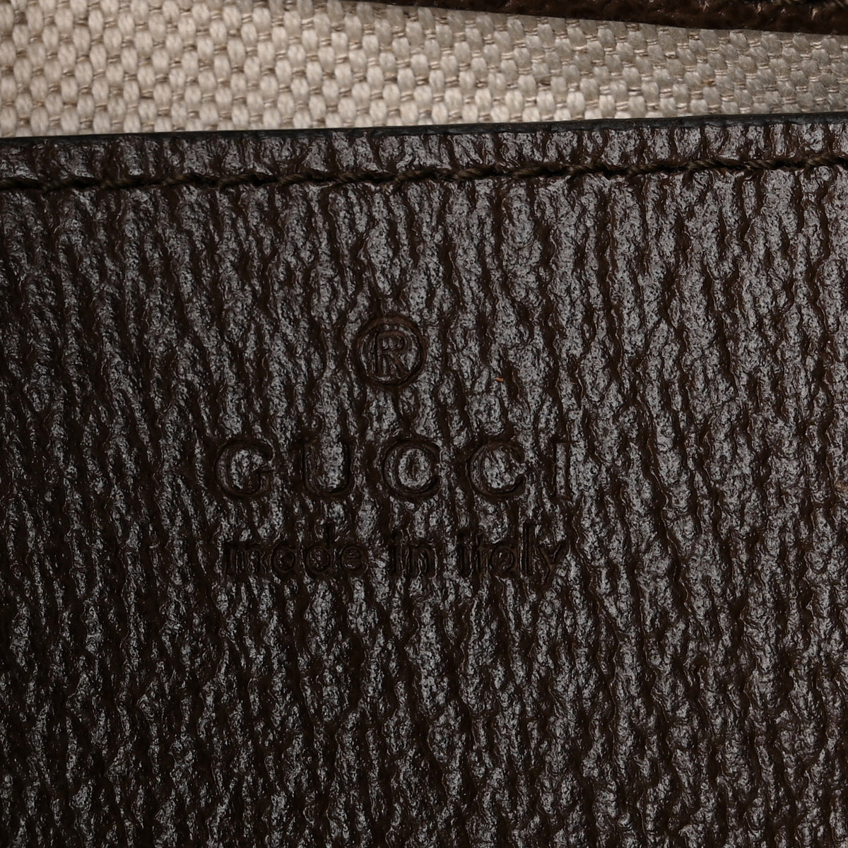 GG Supreme Monogram Textured Dollar Calfskin Small Ophidia Hobo Beige Ebony New Acero