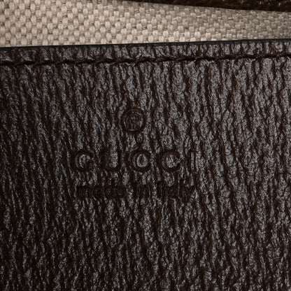 Gucci GG Supreme Monogram Textured Dollar Calfskin Small Ophidia Hobo Beige Ebony New Acero 6 of 10