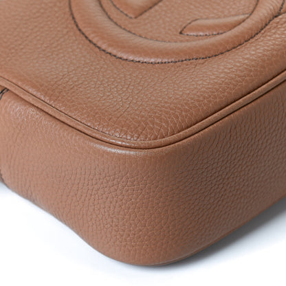 Gucci Pebbled Calfskin Small Soho Disco Bag Camelia 11 of 12