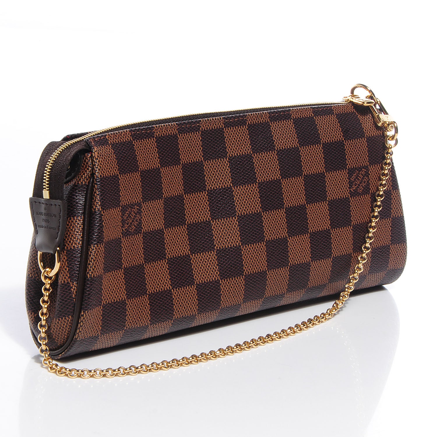 Louis Vuitton Damier Ebene Eva Clutch 3 of 7