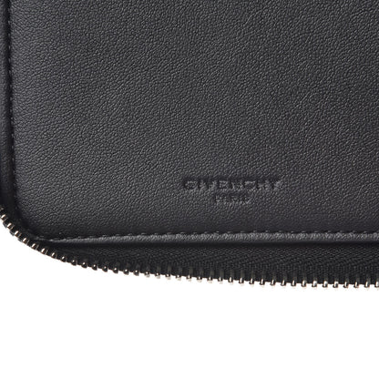 Givenchy Textured Coated Canvas Pansy Print Travel Zip Around Wallet Multicolor 6 of 7