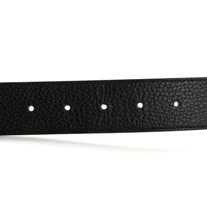 Gucci Dollar Calfskin Double G Reversible 37mm Belt 95 38 Black New Acero 3 of 6