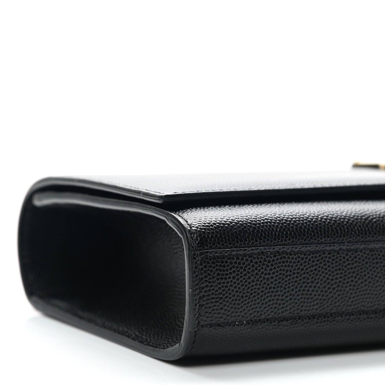 Saint Laurent Grain De Poudre Monogram Cassandre Clutch Black 8 of 9