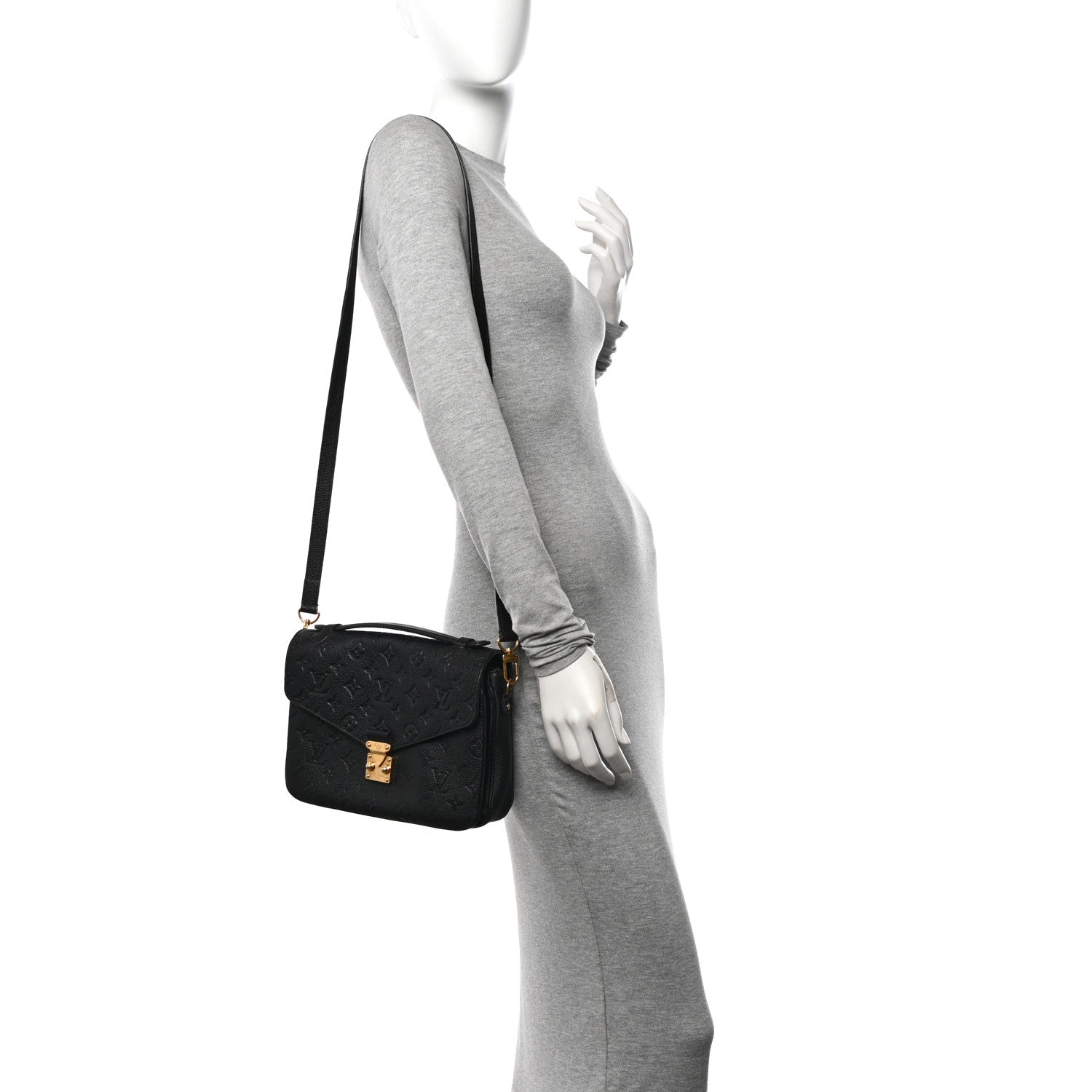 Louis Vuitton Empreinte Pochette Metis Black 2 of 10