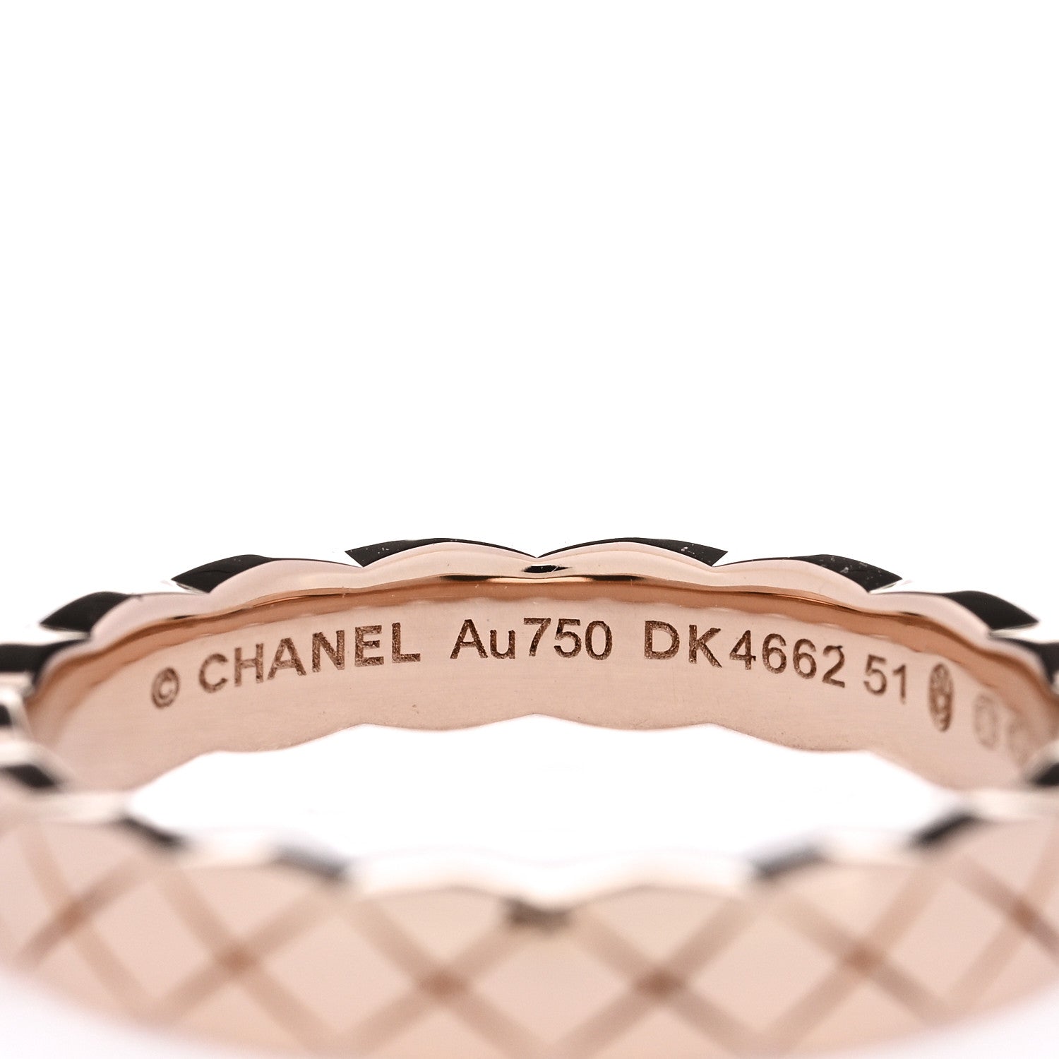 Chanel 18K Beige Gold Mini Coco Crush Ring 51 5.75 4 of 6