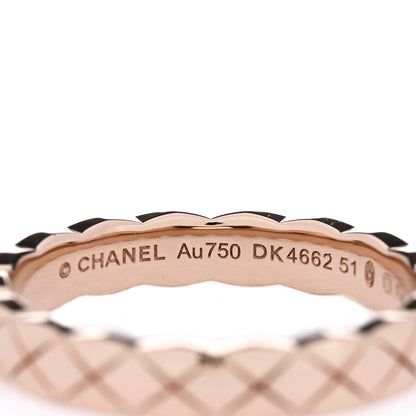 Chanel 18K Beige Gold Mini Coco Crush Ring 51 5.75 4 of 6