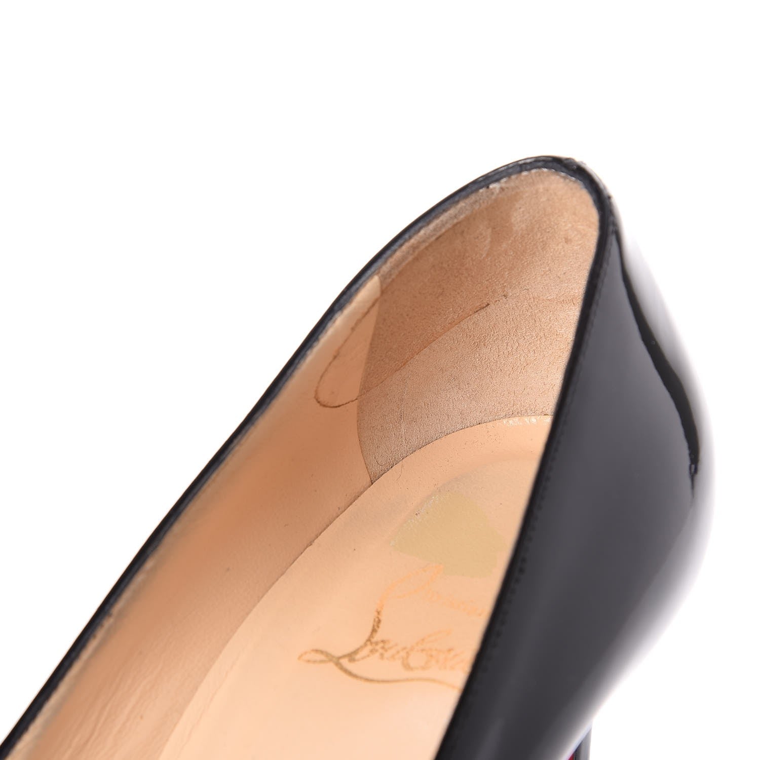 Christian Louboutin Patent Calfskin Simple 85 Pumps 41 Black 9 of 11