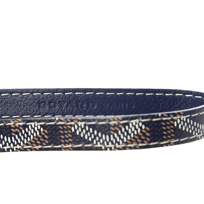 Goyard Goyardine Sesame Key Holder Navy 3 of 5