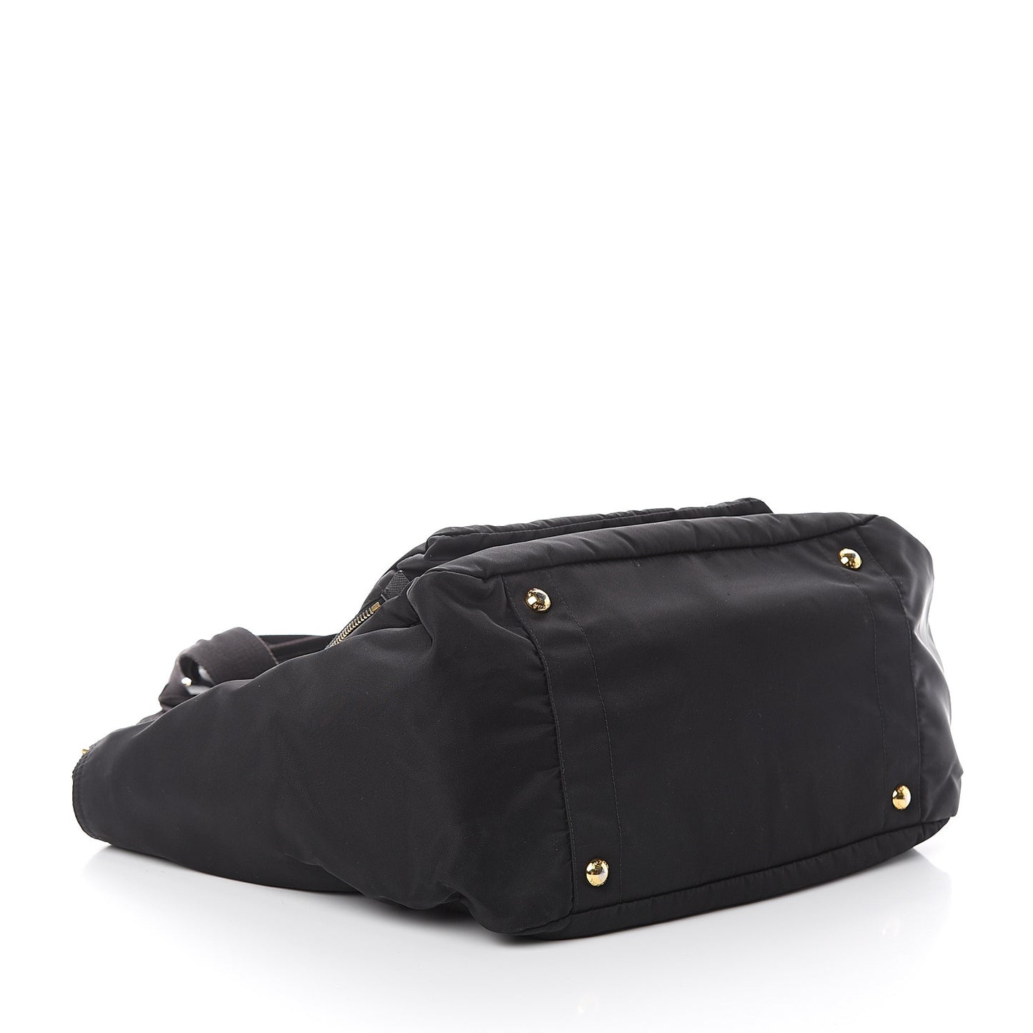 Tessuto Nylon Vela Diaper Bag Black