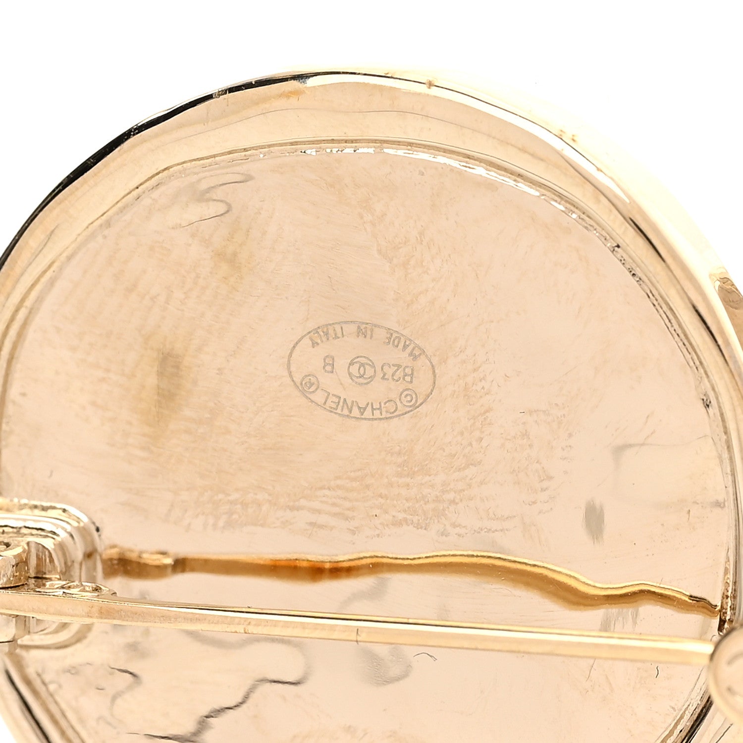 Chanel Crystal CC Star Brooch Gold 3 of 4