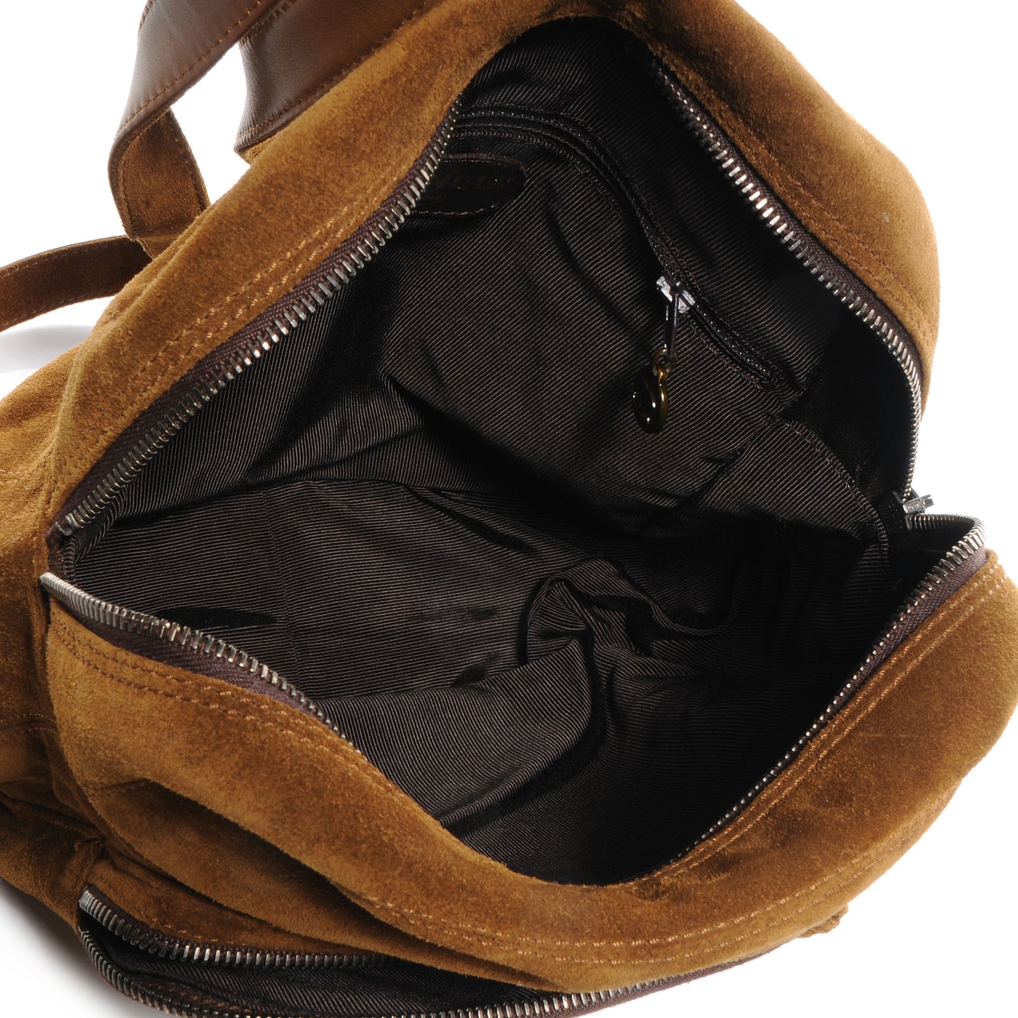 Suede Backpack Brown