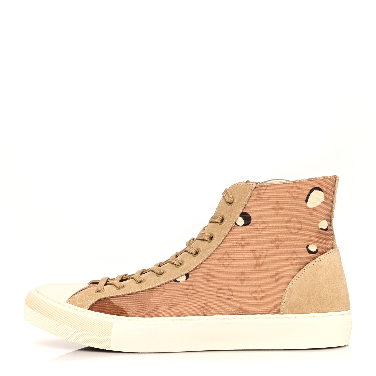 Louis Vuitton Canvas Mens High Top Sneakers 9 1 of 10