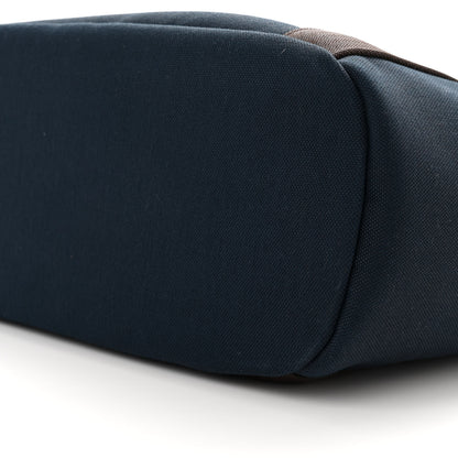 Hermes Canvas The Grooming Bag Bleu Navy Feu 10 of 10