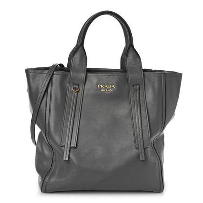 Prada Grace Lux Light Medium Ouverture Shoulder Bag Marmo 1 of 8