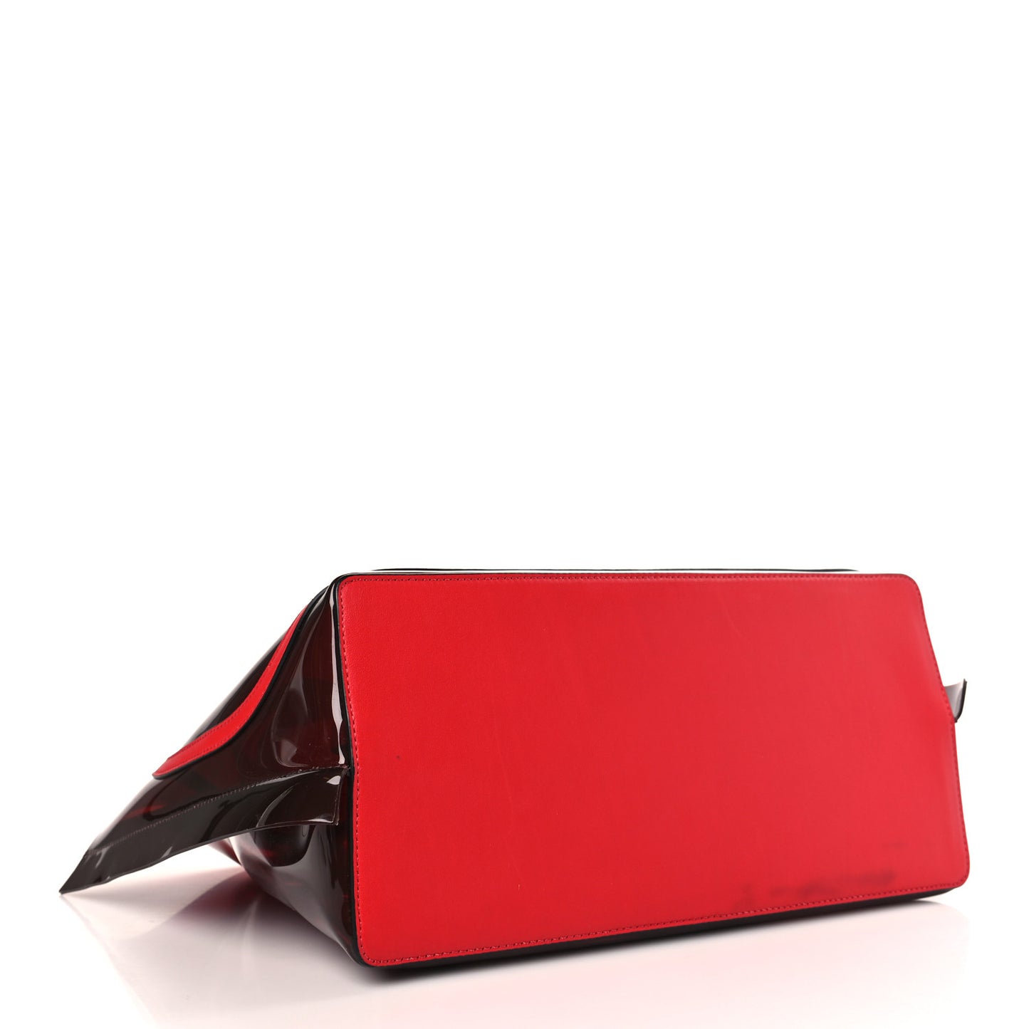 PVC Vlogo Small Escape Tote Red