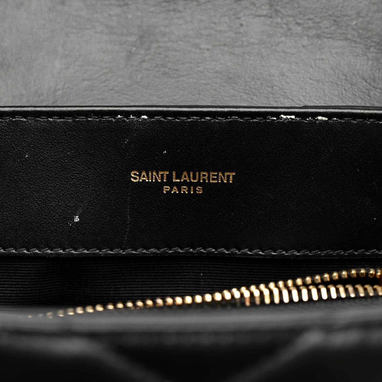 Calfskin Y Quilted Monogram Small Loulou Chain Satchel Black
