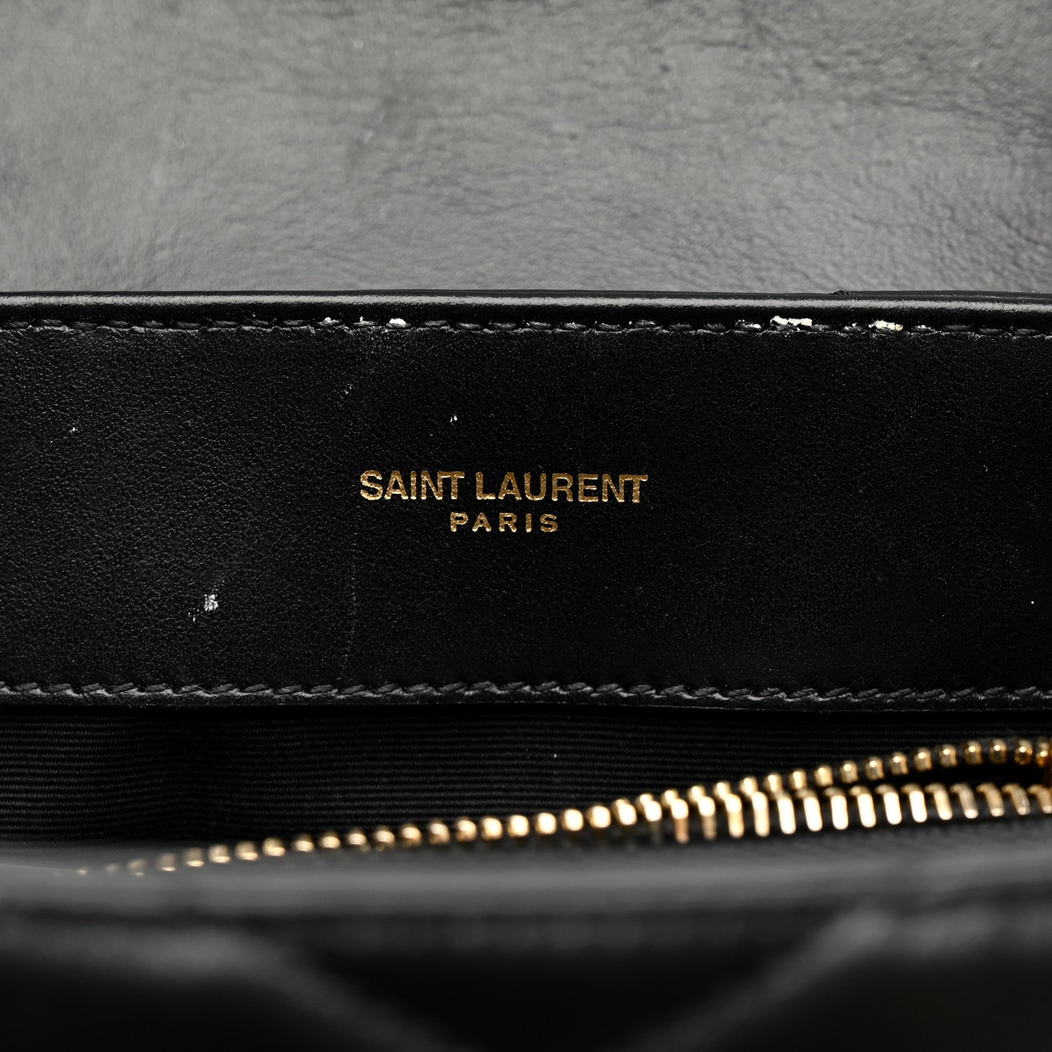 Saint Laurent Calfskin Y Quilted Monogram Small Loulou Chain Satchel Black 7 of 16