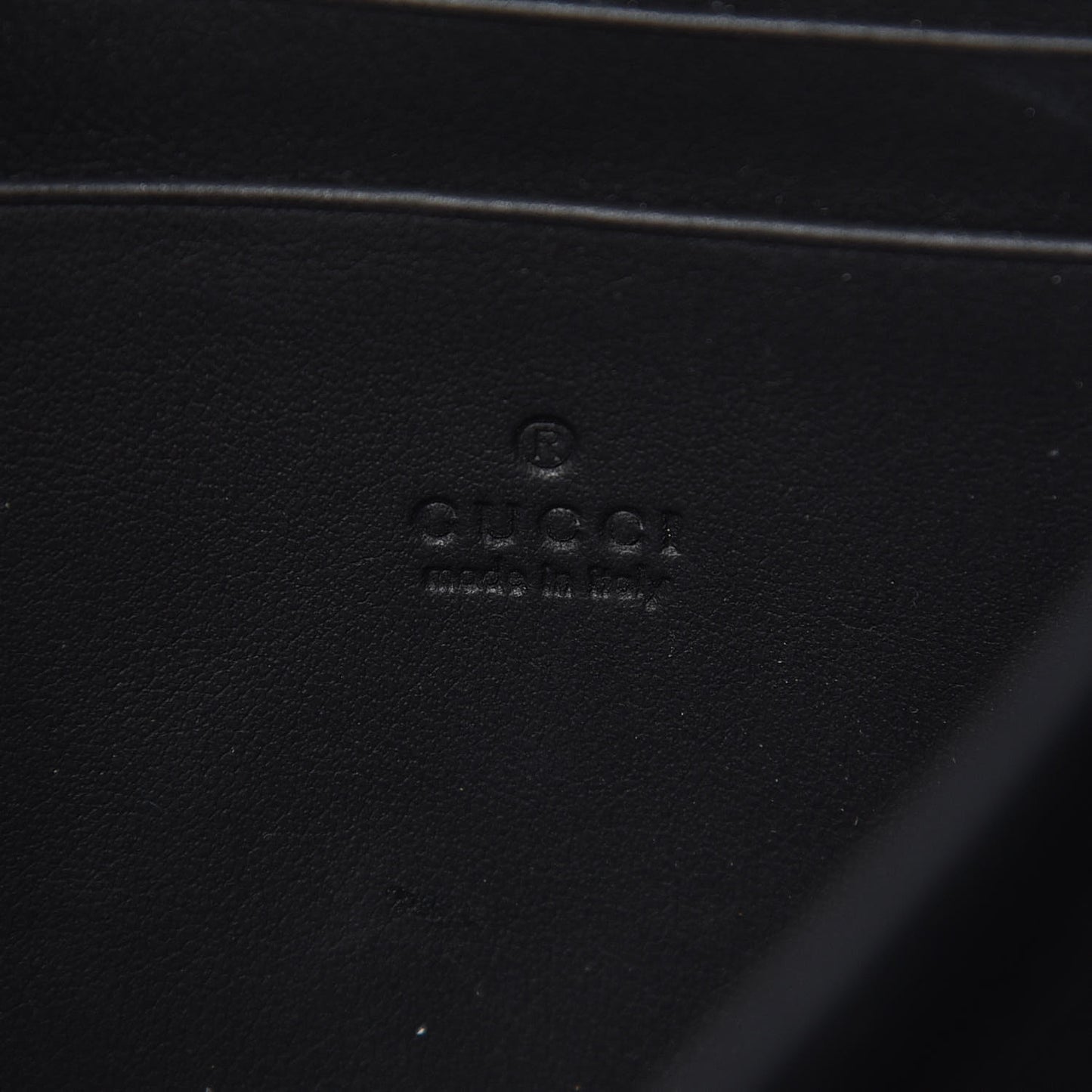 Suede Mini Dionysus Chain Wallet Black