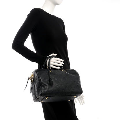 Louis Vuitton Empreinte Speedy Bandouliere 30 Black 2 of 8