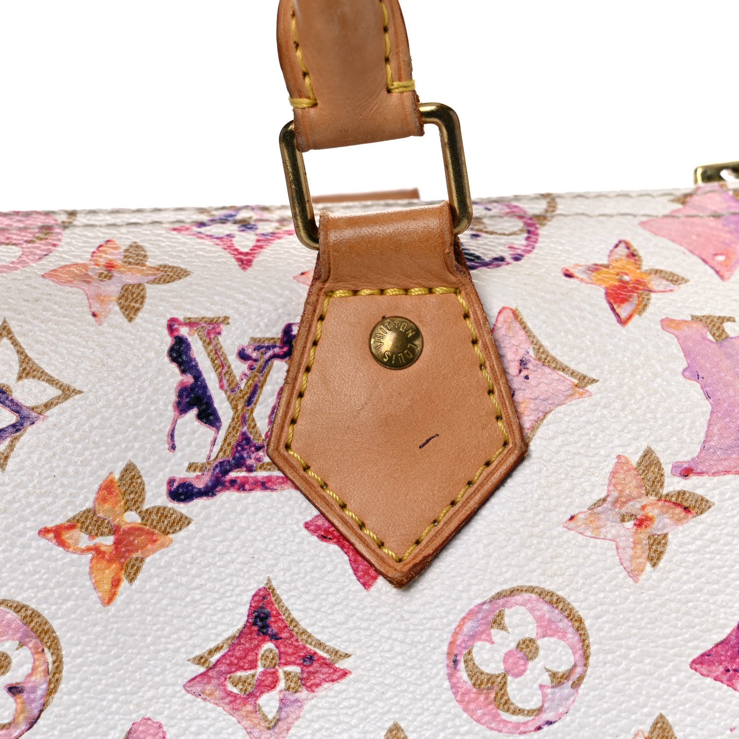 Louis Vuitton Watercolor Aquarelle Speedy 35 White 19 of 27