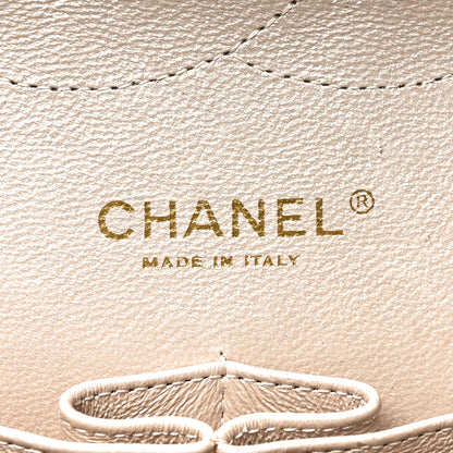 Chanel Iridescent Caviar Quilted Jumbo Double Flap Beige 6 of 11