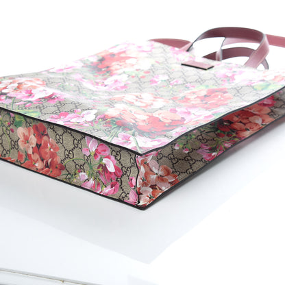 Gucci Soft GG Supreme Monogram Blooms Vertical Tote Beige Multicolor Dry Rose 10 of 10