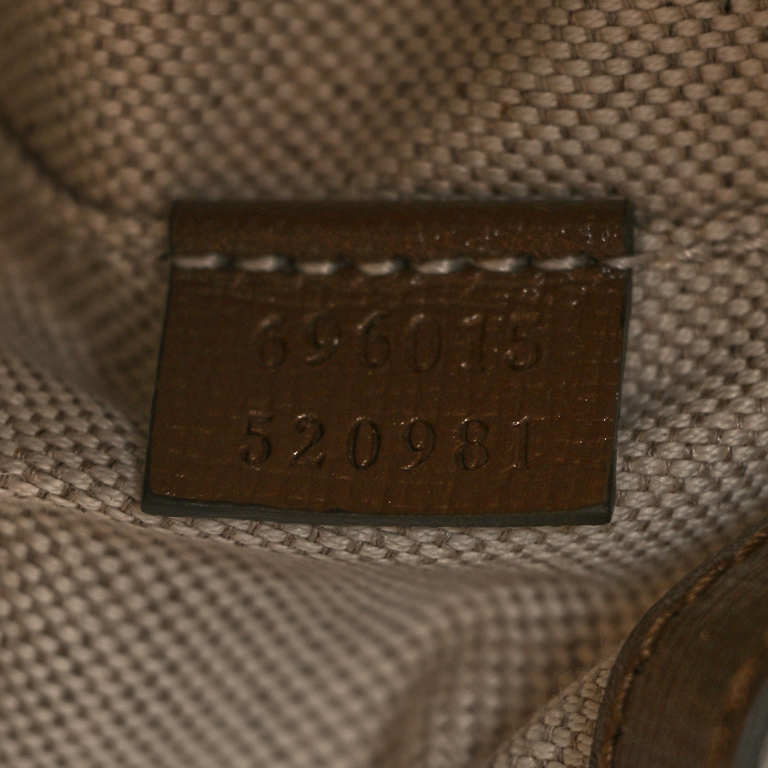 Gucci GG Supreme Monogram Azalea Calfskin Retro Interlocking G Duffle Bag Beige Ebony Brown Sugar 6 of 12