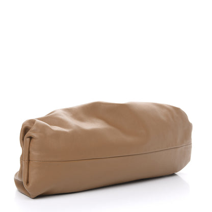 Bottega Veneta Smooth Butter Calf The Pouch Oversized Clutch Cammello 4 of 12