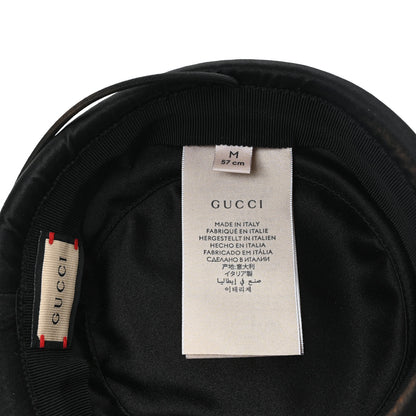 Gucci Satin Pillbox Hat M 57 Black 9 of 9