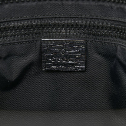 Gucci GG Supreme Monogram Web Handle Vertical Tote Black Grey 6 of 15