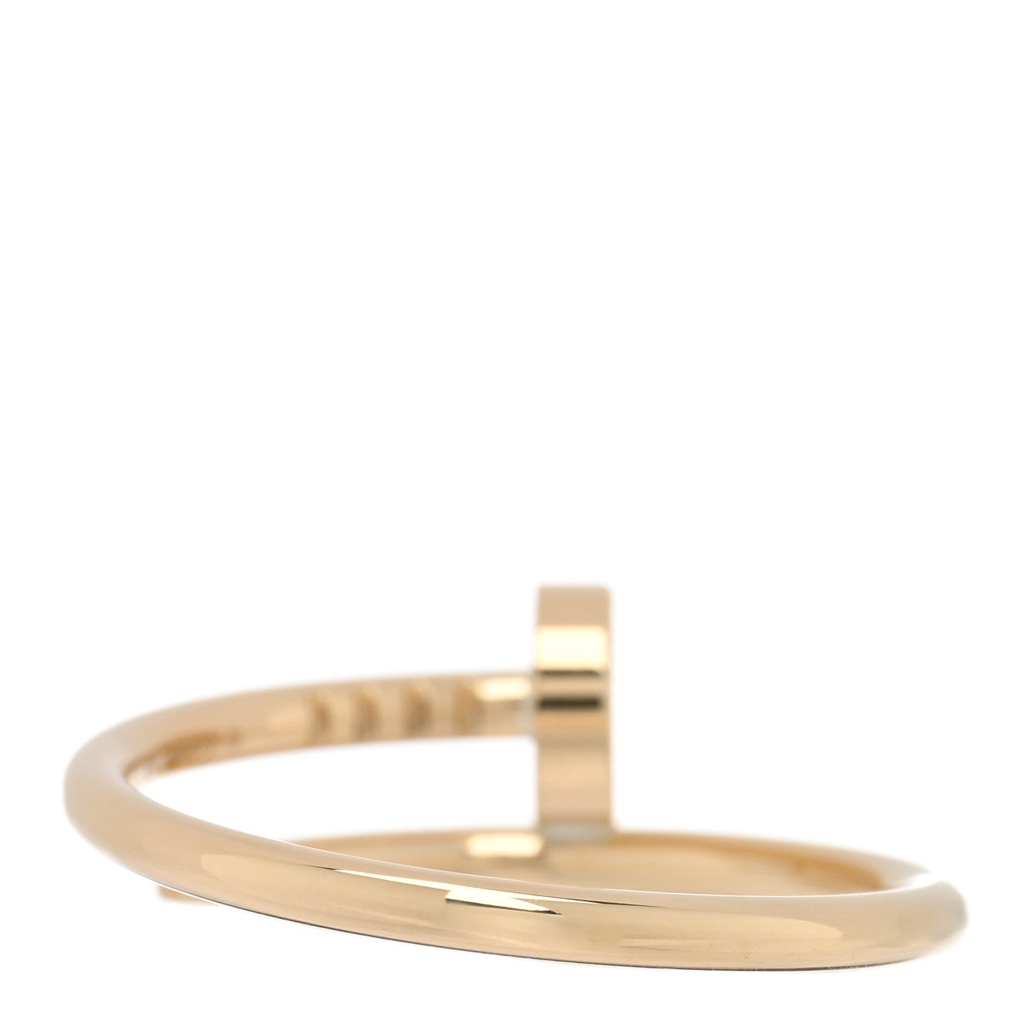 Cartier 18K Yellow Gold Small Juste Un Clou Ring 55 7.25 3 of 5