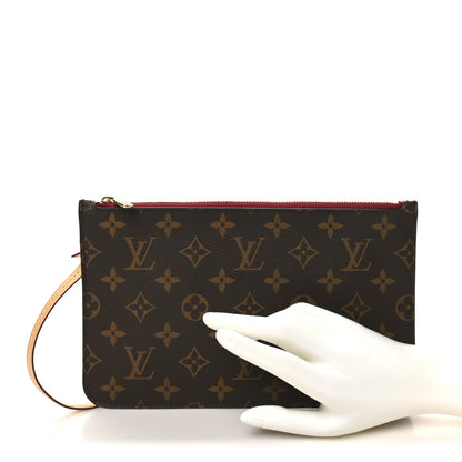Louis Vuitton Monogram Neverfull MM GM Pochette Pivoine 2 of 6