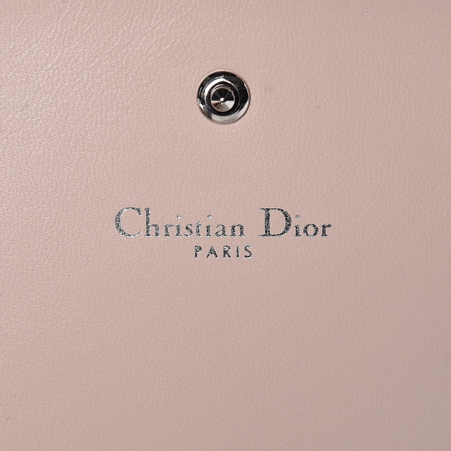 Christian Dior Grained Calfskin Diorama Croisiere Chain Wallet Rose Poudre 6 of 12