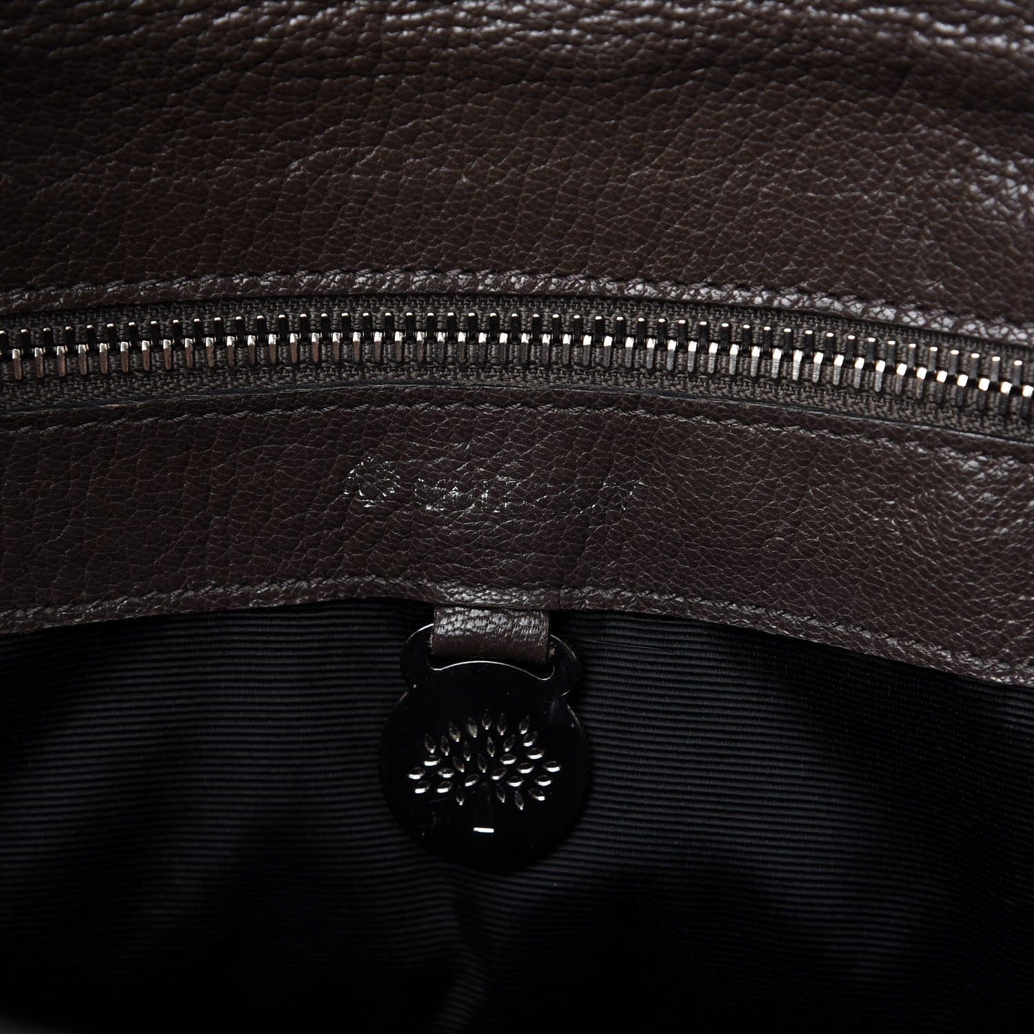 Mulberry Classic Grain Calfskin Bayswater Mole Grey 8 of 10