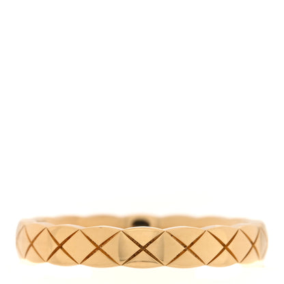 Chanel 18K Yellow Gold Mini Coco Crush Ring 52 6 3 of 5
