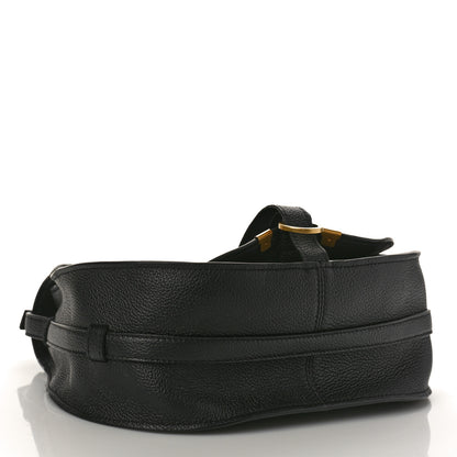 Chloe Calfskin Medium Marcie Round Crossbody Bag Black 4 of 10