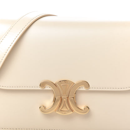 Celine Shiny Calfskin Small Triomphe Vanilla 10 of 10