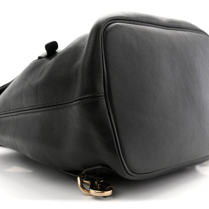 Chloe Suede Calfskin Medium Faye Backpack Black 9 of 14