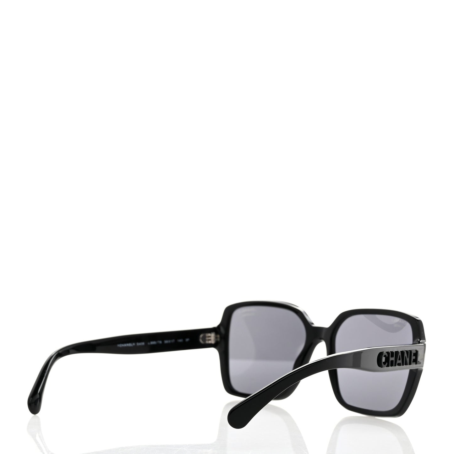 Acetate Polarized Square Sunglasses 5408 Black