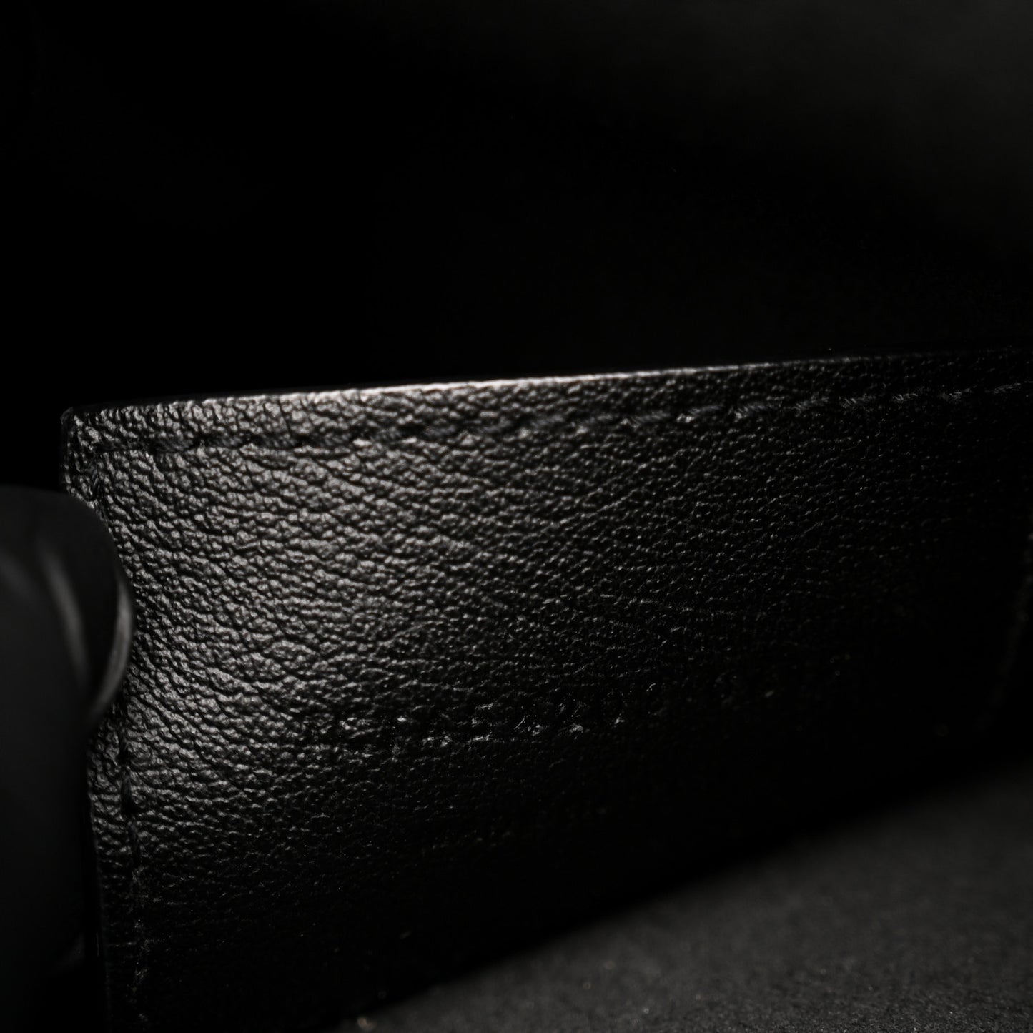 Calfskin North-South Shopping Tote Black