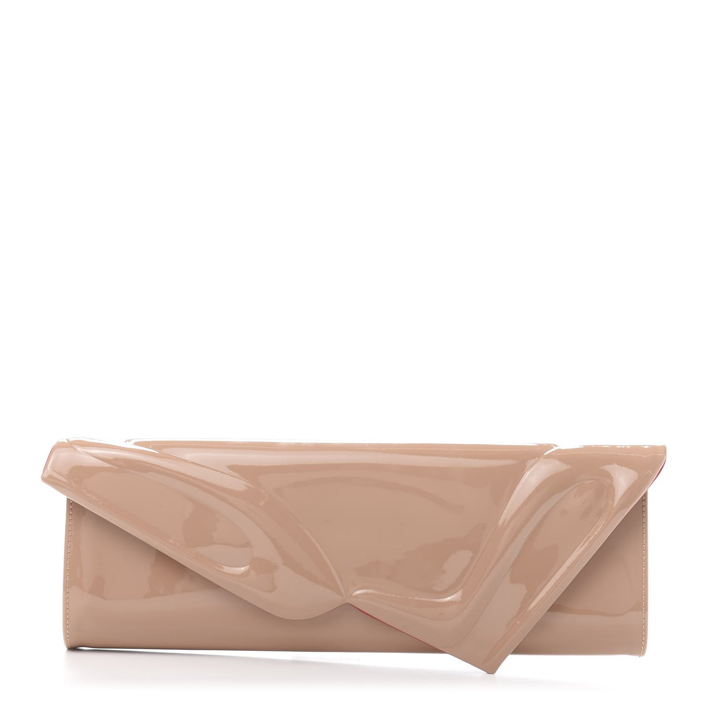 Patent So Kate Baguette Clutch Nude