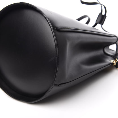 Saint Laurent Smooth Calfskin Medium Talitha Bucket Bag Black 8 of 9