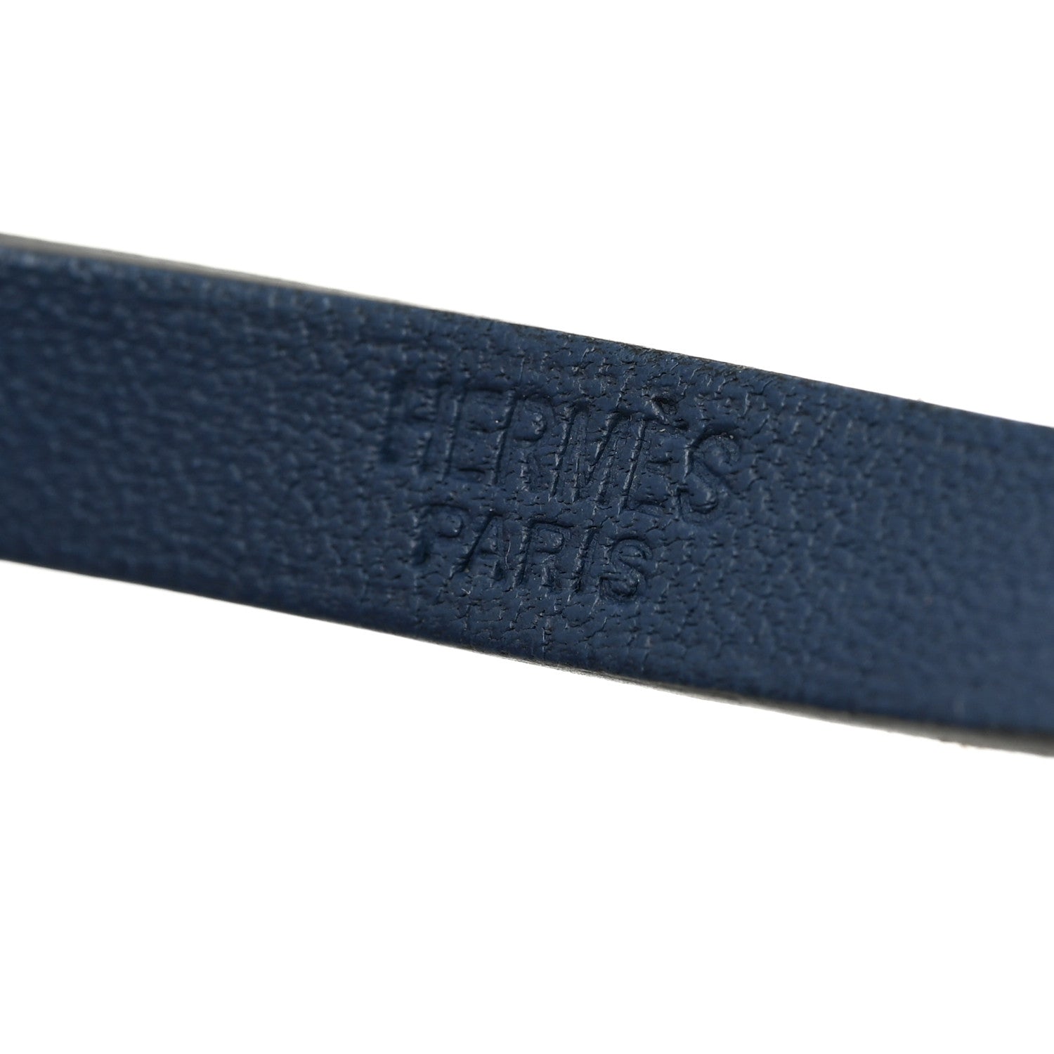 Hermes Swift 3MM Hapi Triple Tour Wrap Bracelet Bleu Agate 4 of 5