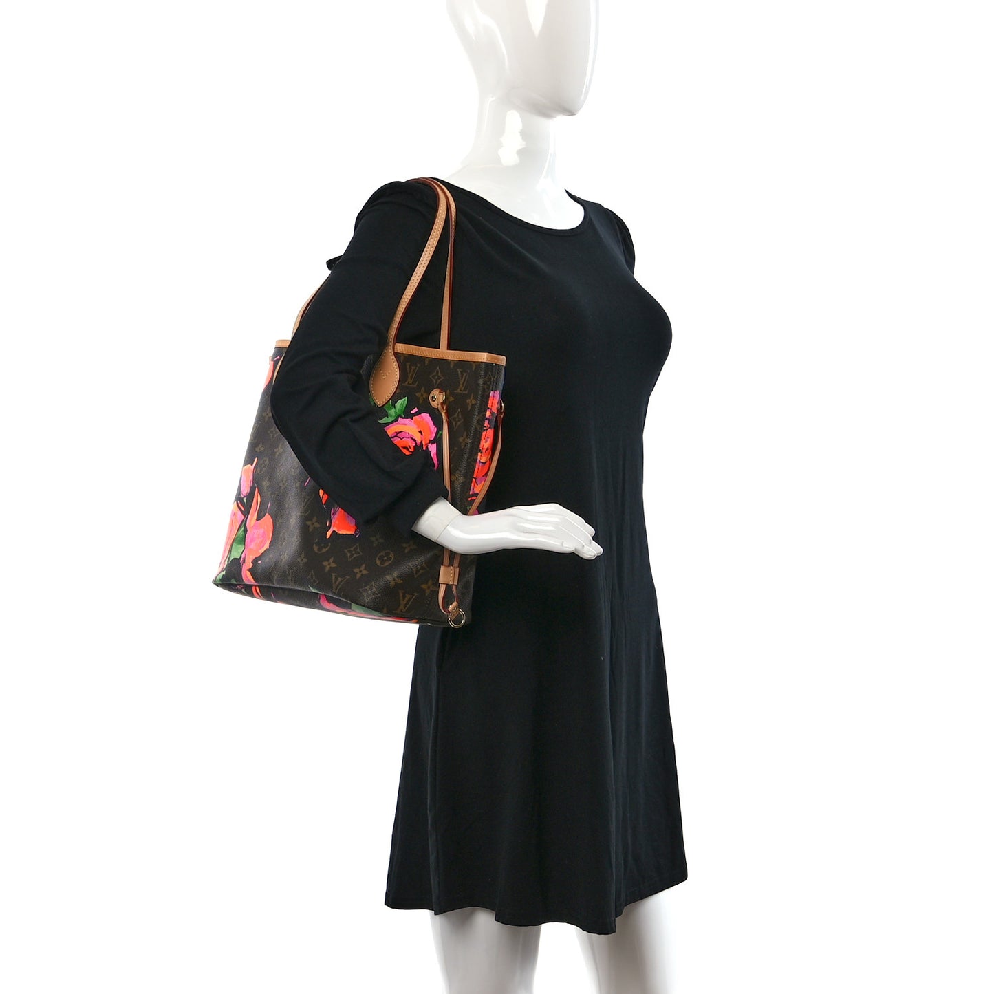 Monogram Roses Neverfull MM