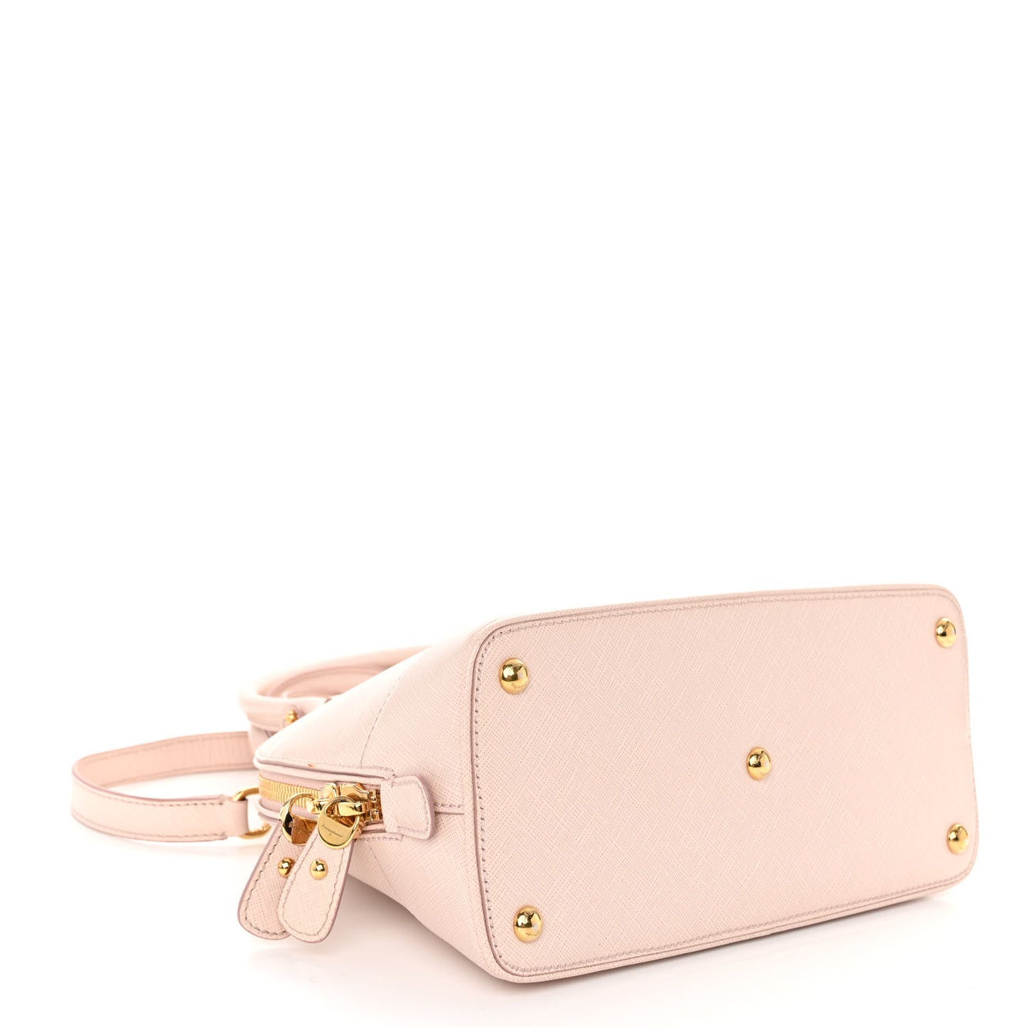 Printed Calfskin Darina Satchel Macaron