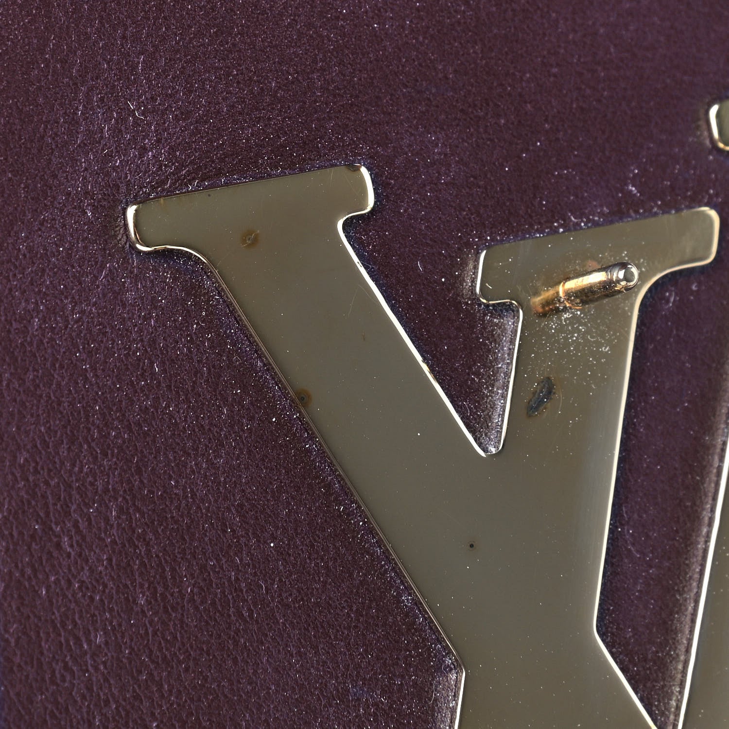 Louis Vuitton Calfskin Chain Louise GM Amarante 13 of 17
