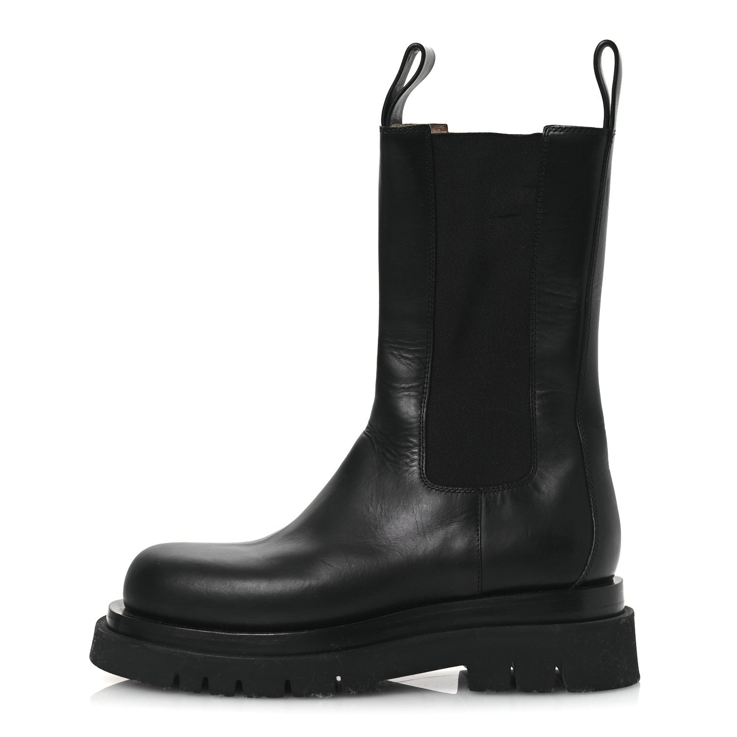 Bottega Veneta Calfskin The Lug Chelsea 55mm Boots 37 Black 1 of 12