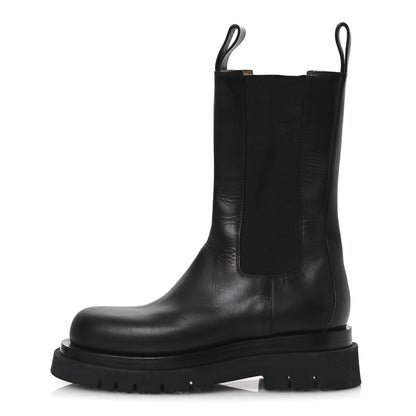 Bottega Veneta Calfskin The Lug Chelsea 55mm Boots 37 Black 1 of 12