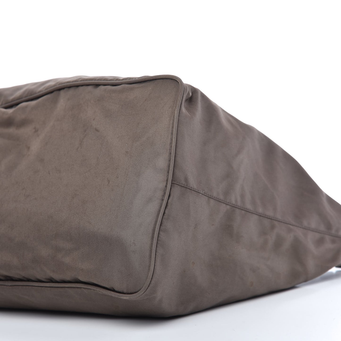Tessuto Nylon Calfskin Hobo Brown